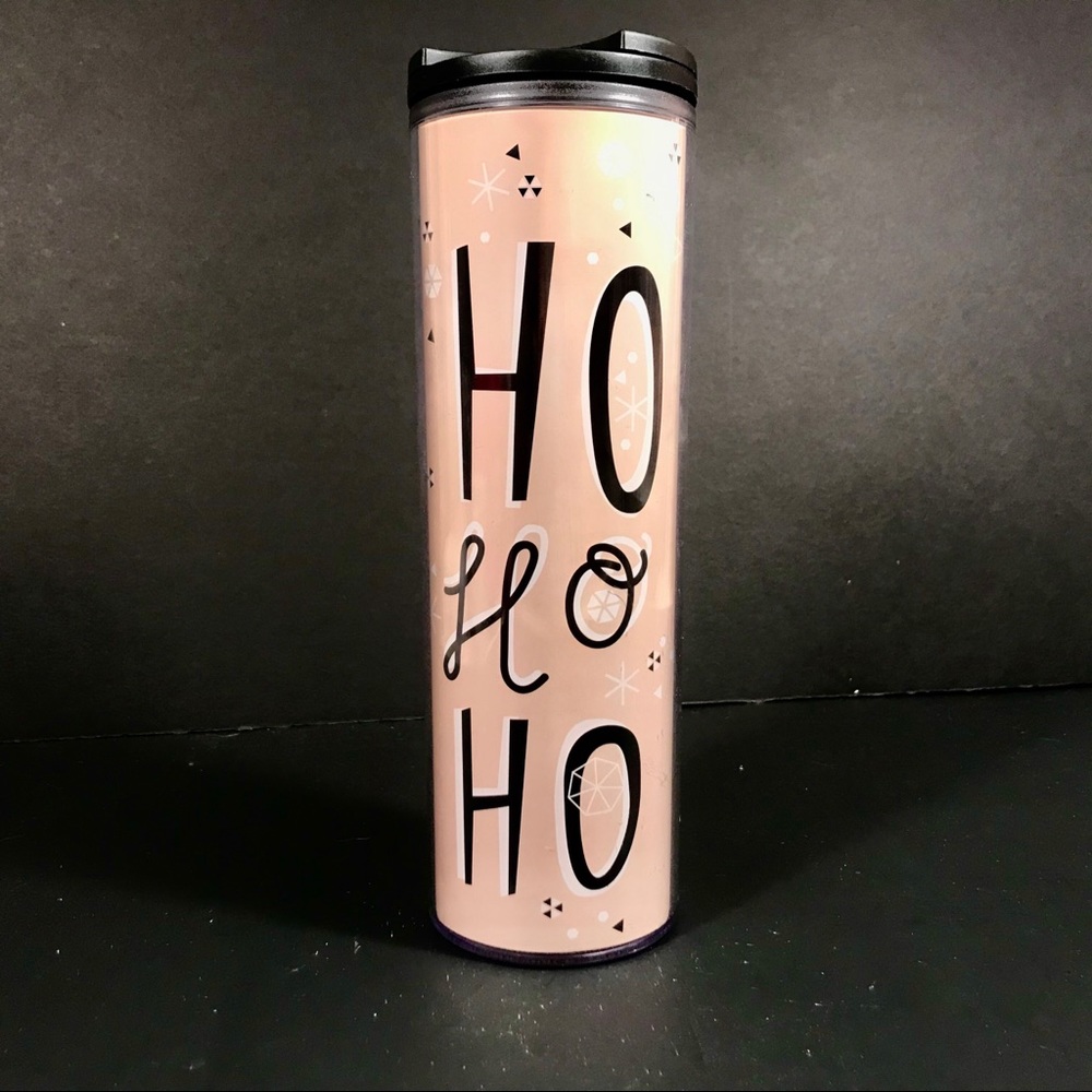 Starbucks 16 Oz HoHoHo Acrylic Travel Tumbler